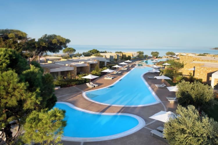Deluxe Pool area and suites